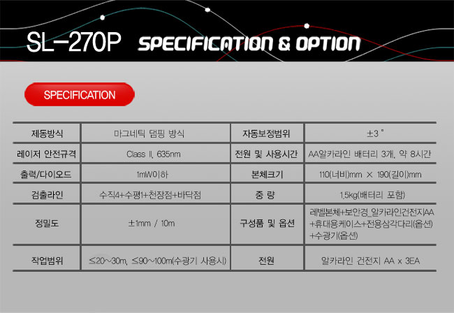 新坤SL-270P自動安平激光標(biāo)線儀